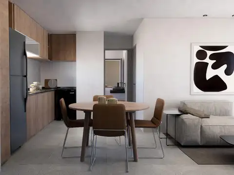 Departamento 3 ambientes con 1 baño