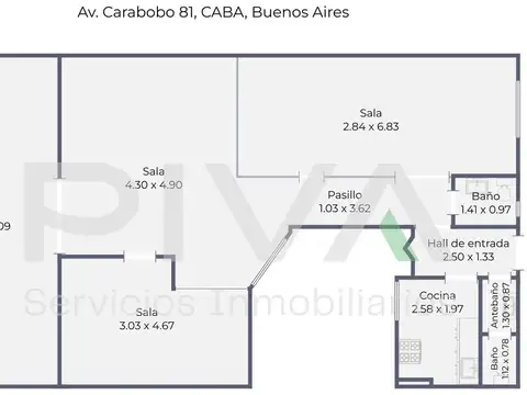 Oficina en Venta en Flores, USD 140.000
