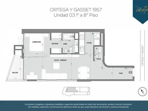 Departamento en Venta de 2 ambientes