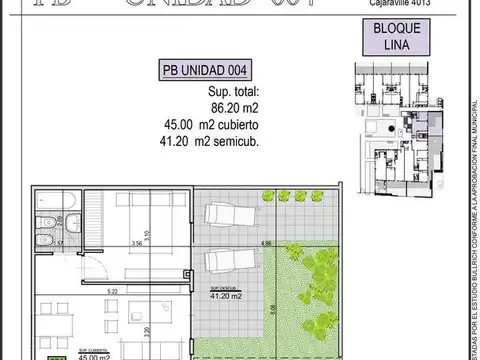 Departamento en Venta de 1 dormitorio