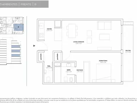 Departamento en Venta en Belgrano, USD 337.286