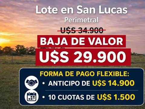 Terreno en Venta en San Lucas, Canning
