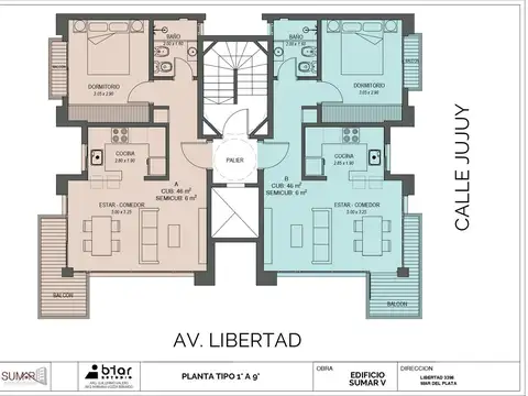 A. Libertad 3400 , Piso 1