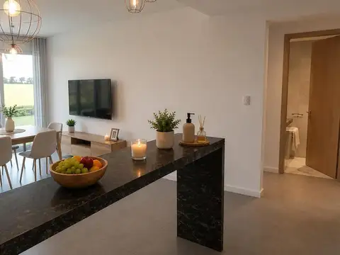 Departamento 2 ambientes con 1 baño