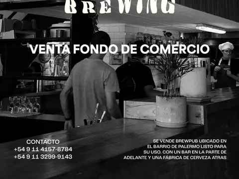 Excelente Oportunidad de inversión en BARen la zona de Palermo.