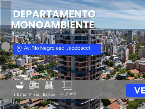 VENTA DEPARTAMENTO MONOAMBIENTE EN LAS GRUTAS