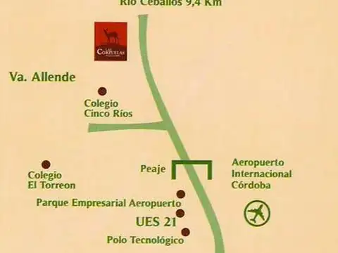 Terreno en Venta 20  mts Frente