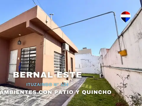 PH 3 AMBIENTES CON PATIO Y QUINCHO EN BERNAL ESTE