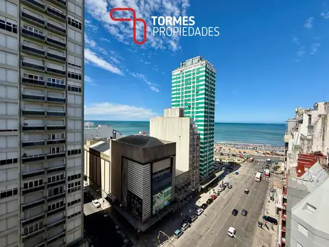 VENTA departamento 3 ambientes con cochera y vista al mar en edificio Benidor – Centro, Mar del Plat