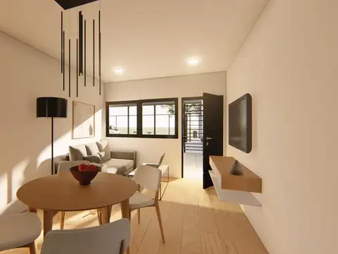 Departamento 2 ambientes con 1 baño