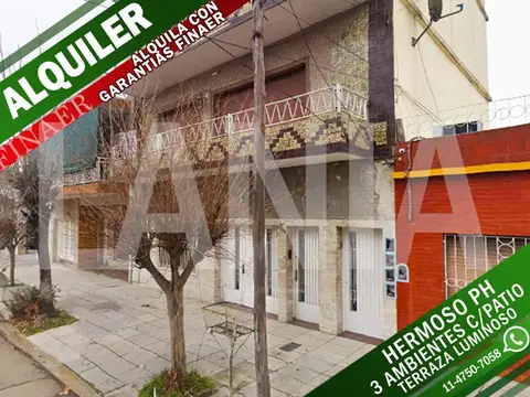 PH POR PASILLO :: 3 AMBIENTES :: CON PATIO :: CONSULTE