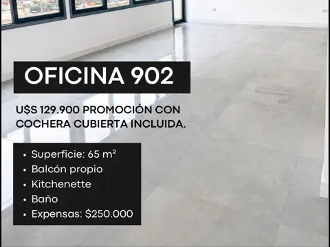 Excelente oficina con cochera