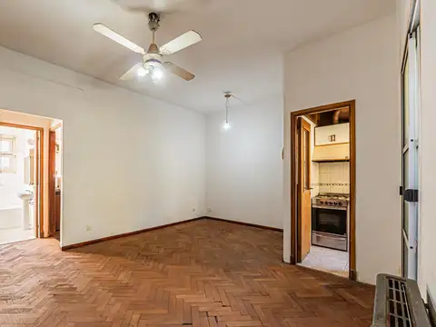 Departamento 2 ambientes con 1 baño