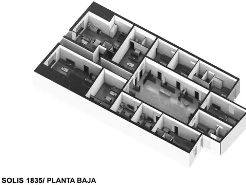 Departamento 3 ambientes con 1 baño