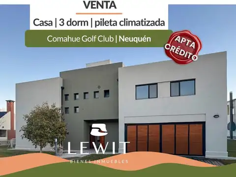 Venta Casa 3 Dormitorios | B° Privado Comahue Golf Club | Pileta Climatizada