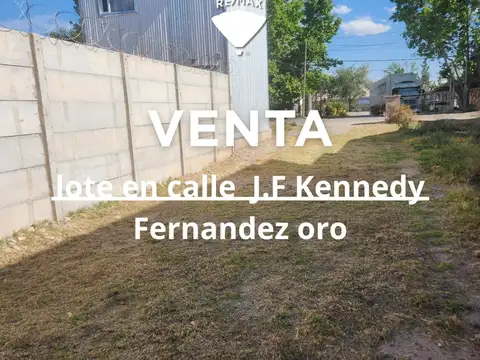 VENTA LOTE COMERCIAL   FERNANDEZ ORO