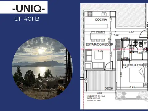 Departamento en Venta de 1 dormitorio