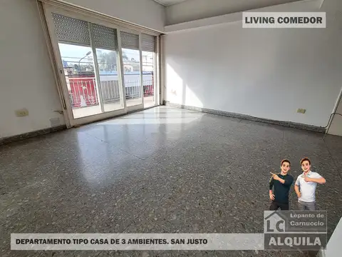 Departamento en Alquiler de 3 ambientes