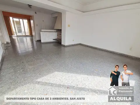 Departamento 3 ambientes con 2 baños