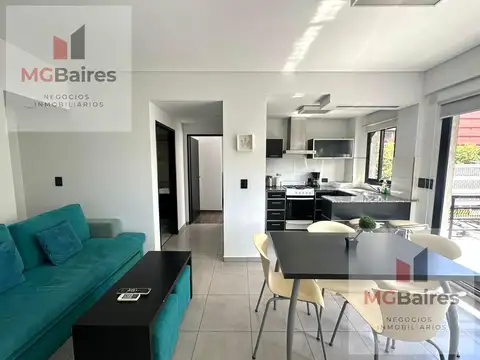 Departamento 2 ambientes con 1 baño