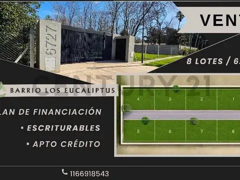 Terreno en Venta en Del Viso, USD 40.000