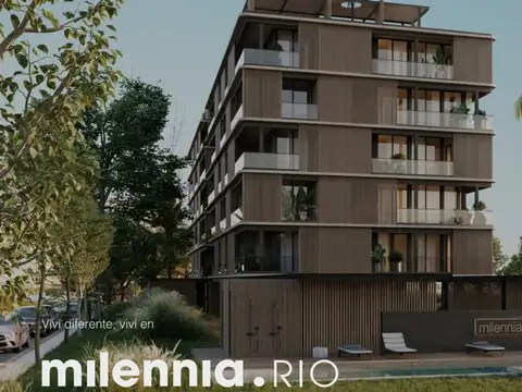 Departamento 2 ambientes con 2 baños