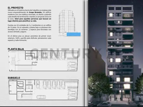 Departamento en Venta de 3 ambientes