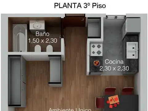 ANDONAEGUI 2700, Piso 3