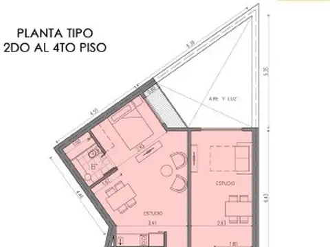 Departamento en Venta en Paternal, USD 66.624