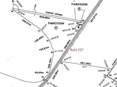 Terreno en Venta 568  mts Fondo
