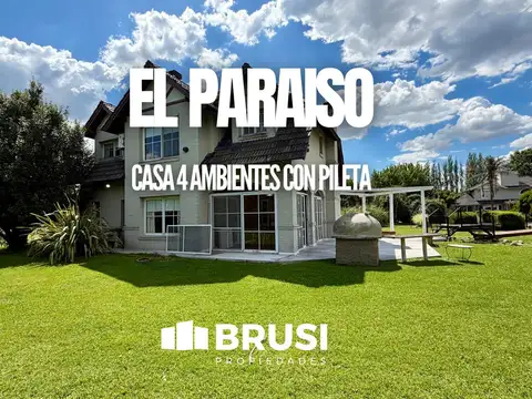 CASA EN VENTA EN EL BARRIO EL PARAISO - 4 AMBIENTES - 3 LOTES