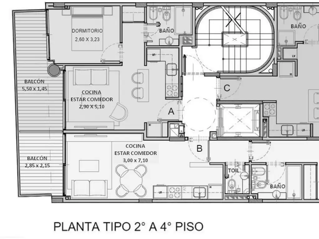 CASA CARRANZA de 17 Unidades en Chacarita