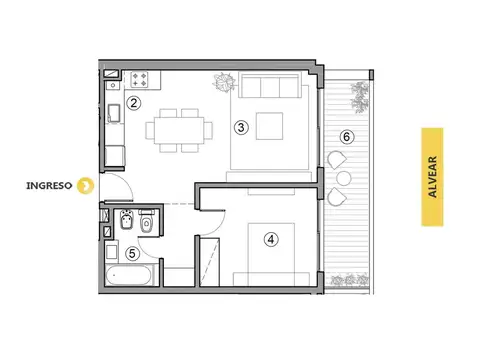 Departamento en Venta en Nuestra Señora De Lourdes, Rosario
