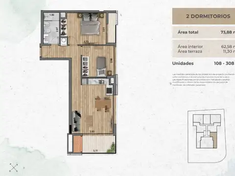 VENTA Apartamento CIUDAD DE LA COSTA 2 dormitorios