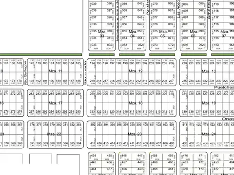 Terreno en Venta 34  mts Fondo