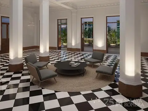 Departamento Monoambiente con 2 baños