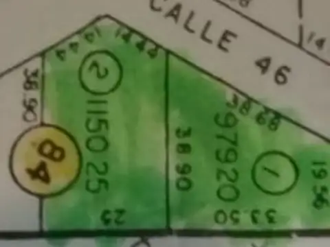 Terreno en Venta 25  mts Frente