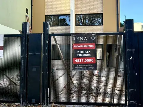 Exclusivas unidades en triplex de categoría a estrenar de 5 ambientes y 200 metros cubiertos.