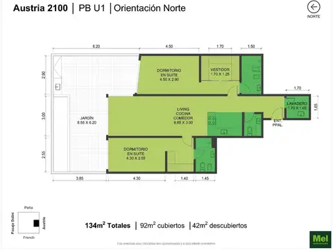 Austria 2100, Piso PB