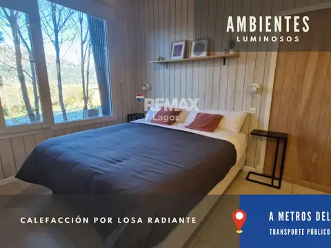 Departamento 2 ambientes con 1 baño