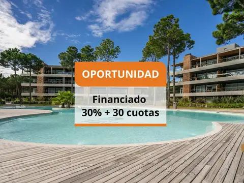 Departamento  3 ambientes en Renata Norte Pinamar con cochera