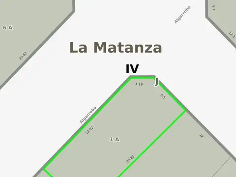 Terreno en Venta en Villa Luzuriaga, USD 46.500