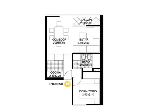 Departamento en Venta en Echesortu, Rosario