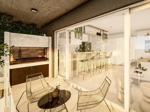 Departamento Monoambiente con 1 baño