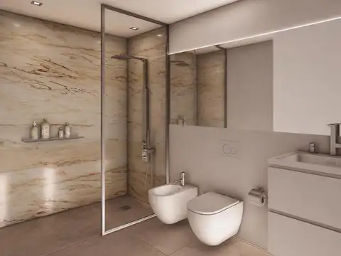 Departamento 3 ambientes con 2 baños