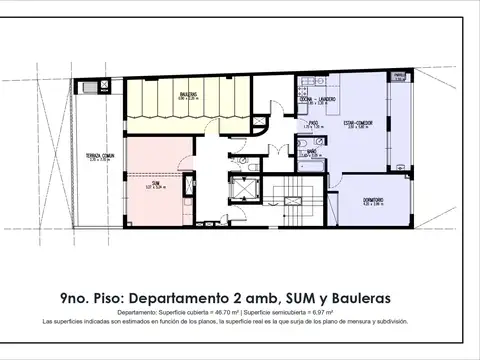 Departamento en Venta con 1 cocheras