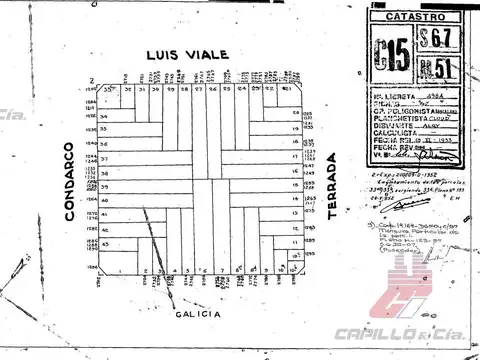 Terreno en Venta 40  mts Fondo