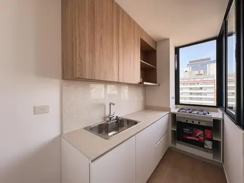 Departamento 2 ambientes con 2 baños