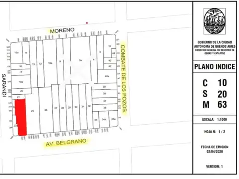Terreno en Venta de 398,0 m2