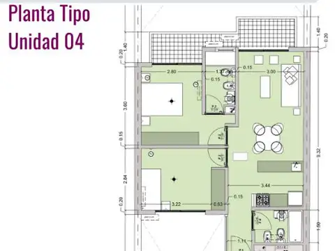 Departamento en Venta en Recoleta, USD 215.000